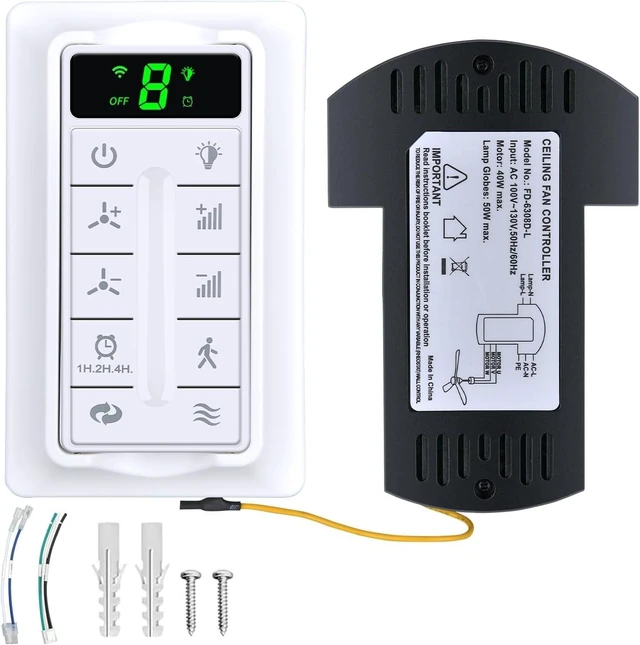 Main image of HZIME Replacement Remote Control for Wisful 56", KOWNPY 52" Ceiling Fans