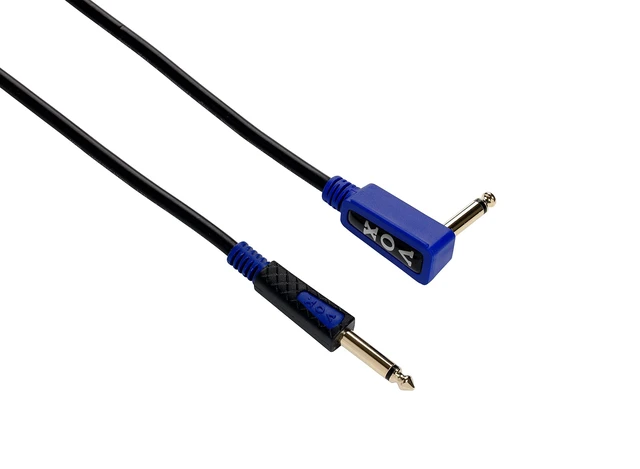 Alt view image 2 of 3 - VOX VGS-50 Rock Guitar/Bass Guitar Cable - 16.5ft. 1/4" Straight/Angled TS, Black