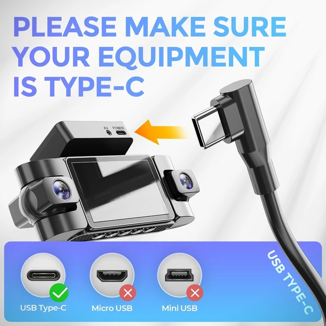 Alt view image 5 of 5 - FREEXAR Dash Cam Hardwire Kit, Acc Hardwire Kit (12V24V to 5V) USB-C Power Cable for Dash Camera, 24H Parking Mode with Low Voltage Protection, Mini Fuse Included