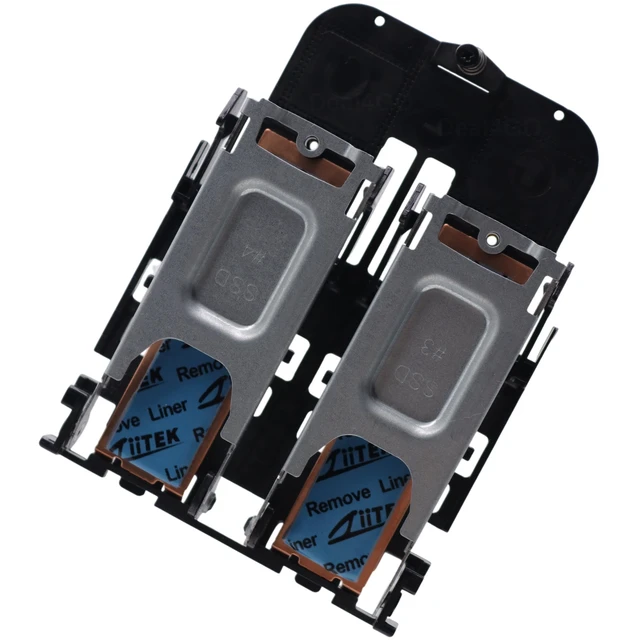 Alt view image 2 of 5 - Deal4GO M.2 2280 SSD3 SSD4 Support Bracket Carrier w/Thermal Shield Pad M20090-001 M22794-001 Replacement for HP ZBook Fury 17 G7 G8
