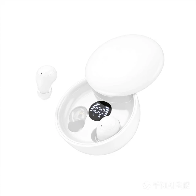 Main image of goazzzl Sleep Earbuds, Invisible Mini Wireless Earbuds for Small Ear Canals, Ergonomic Bluetooth Earbuds with Premium Sound and One-Step Auto PairingPure White