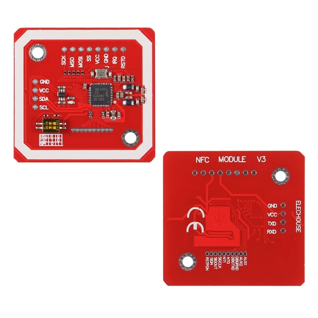 Alt view image 3 of 5 - D-FLIFE 6pcs PN532 NFC NXP RFID Module V3 Kit Near Field Communication Reader Module Kit I2C SPI HSU with S50 White Card Key Card for Arduino Raspberry Pi DIY Smart Phone Android Phone