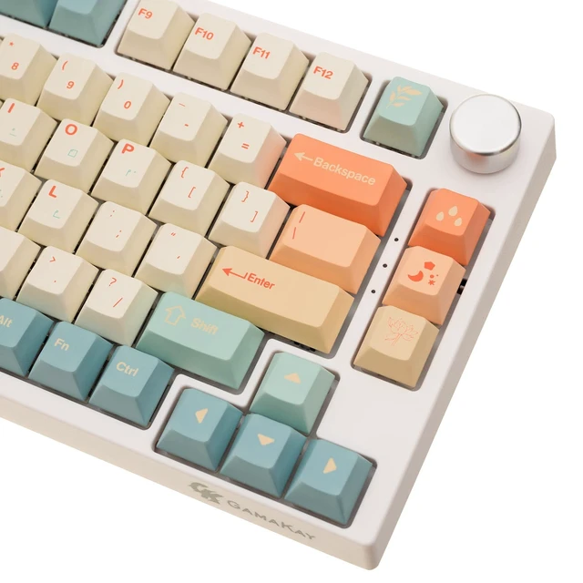 Alt view image 5 of 5 - GK GAMAKAY 145 Keys Summer Love Theme Keycaps Set, Cherry Profile