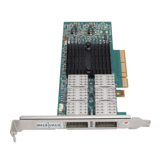 Alt view image 5 of 5 - GOWENIC 40GbE PCIe Network Card, 40Gbps Ethernet PCIe Card 40Gb Ethernet Adapter Dual Port 80Gbps Total with QSFP Ports for Data Centers Servers Workstations