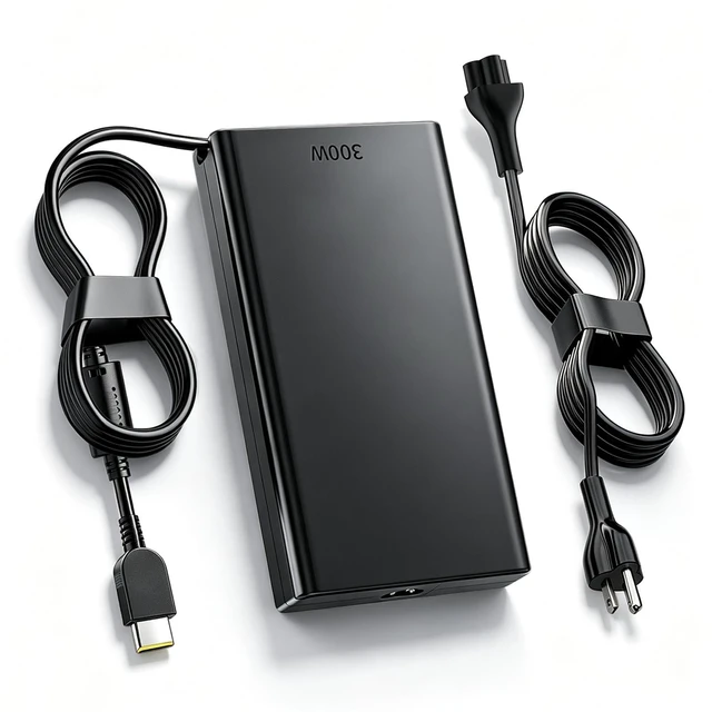 Main image of 300W Slim Laptop Charger Compatible with Lenovo Legion Gaming Power Supply