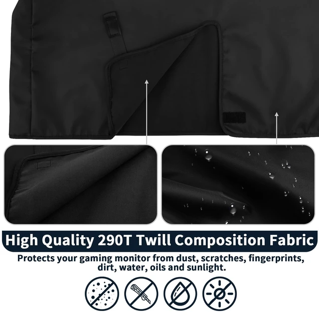 Alt view image 3 of 5 - CaSZLUTION Monitor Cover for 27 29 30 inch 21:9 UltraWide PC Monitor