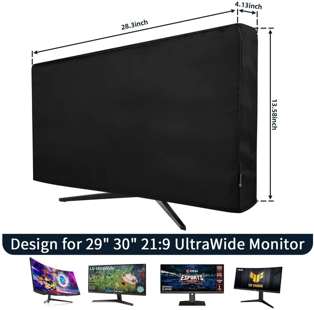 Alt view image 2 of 5 - CaSZLUTION Monitor Cover for 27 29 30 inch 21:9 UltraWide PC Monitor