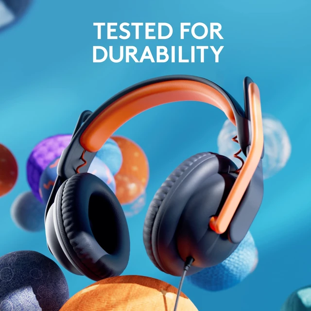 Alt view image 5 of 5 - Logitech Zone Learn Over-Ear Wired Headsets with 3.5mm AUX Cable