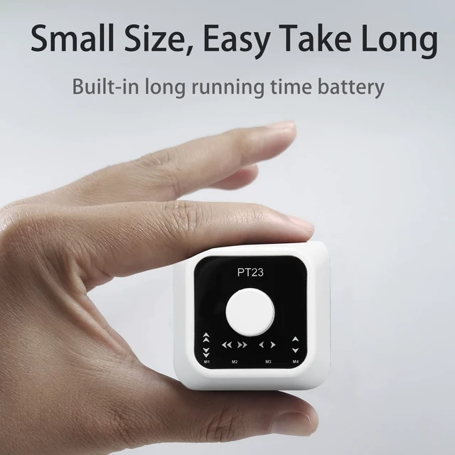 Alt view image 3 of 5 - Page Turner Pedal Bluetooth5.3 for Computer Phone Tablets WindowsOS XAndroid iOS, Type C Rechargeable Multimedia Remote Controller Key Switch (White)