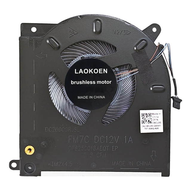 Alt view image 3 of 5 - New Replacement Cooling Fans for Dell Alienware M15 R3 M15 R4 P87F002 P87F003 Laptop Fan P/N0TG9V0 0D1X38 FM7C FM7D EG50061S1-C070-S9A EG50061S1-C080-S9A DC 12V 0.4A
