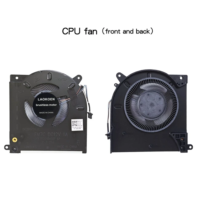 Alt view image 5 of 5 - New Replacement Cooling Fans for Dell Alienware M15 R3 M15 R4 P87F002 P87F003 Laptop Fan P/N0TG9V0 0D1X38 FM7C FM7D EG50061S1-C070-S9A EG50061S1-C080-S9A DC 12V 0.4A
