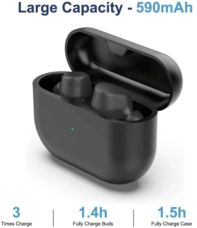 Alt view image 3 of 5 - Charging Case for Jabra Elite 10 (Gen 2), Replacement Charger Box Case Cover for Jabra Elite 10 Earbuds