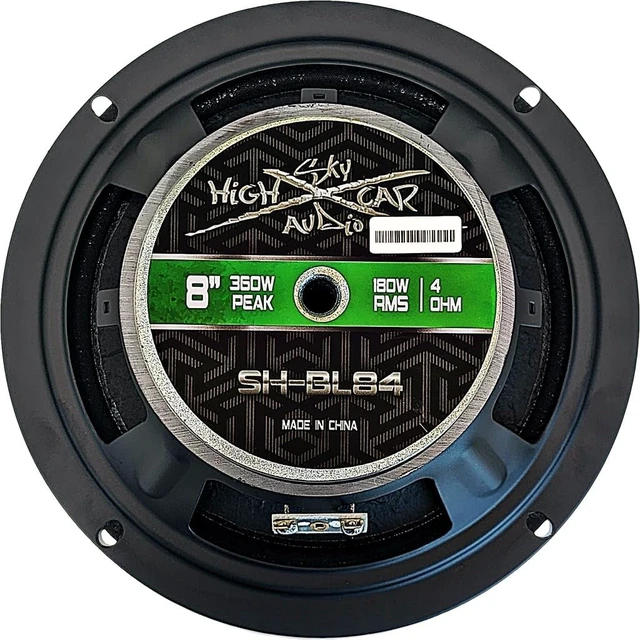 Alt view image 3 of 5 - Sky High Car Audio SH-BL84 8" 4 ohm Midrange Loudspeaker (Single Speaker)
