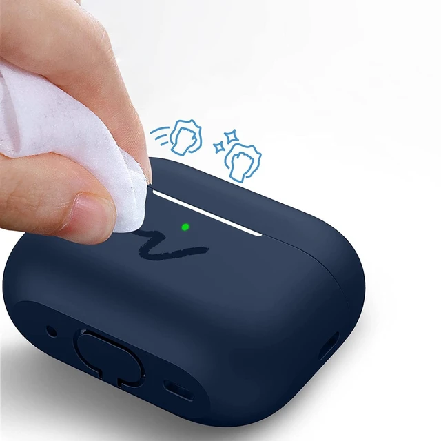 Alt view image 2 of 5 - Sahara - Venture Series Silicone Case for AirPods Pro (2nd Generation), Midnight Blue, (HP00051)
