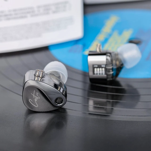 Alt view image 2 of 5 - in Ear Monitor Headphones, KZ Castor Improved Bass Wired Earbuds USB-C, Sound Tunable Noise Isolating IEMs, Dual DD Detachable Cable in Ears for Singers Musicians