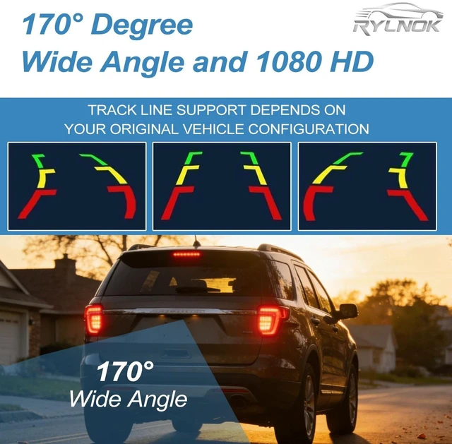 Alt view image 5 of 5 - RYLNOK Rear View Backup Camera Parking Assist Camera