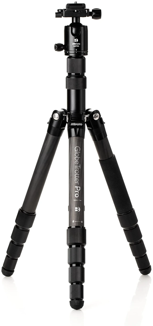 Main image of Benro MeFOTO Carbon Fiber 6 in 1 Tripod Globetrotter Pro 26 LB Load BMGTPROCBLK