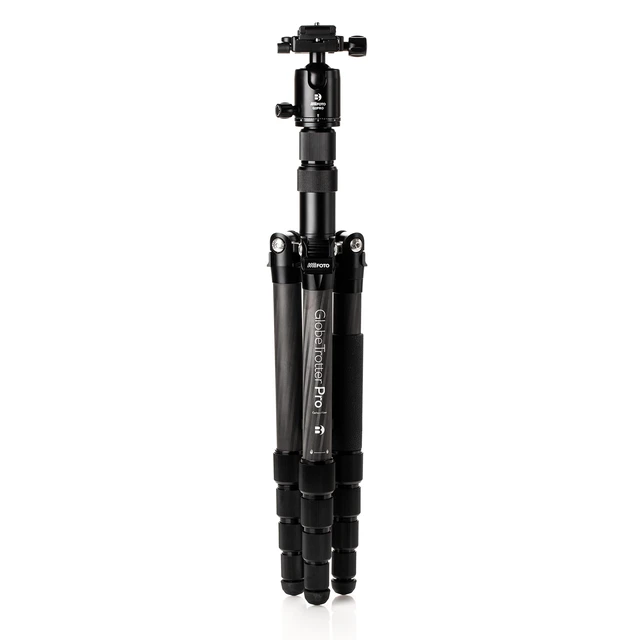 Alt view image 4 of 5 - Benro MeFOTO Carbon Fiber 6 in 1 Tripod Globetrotter Pro 26 LB Load BMGTPROCBLK