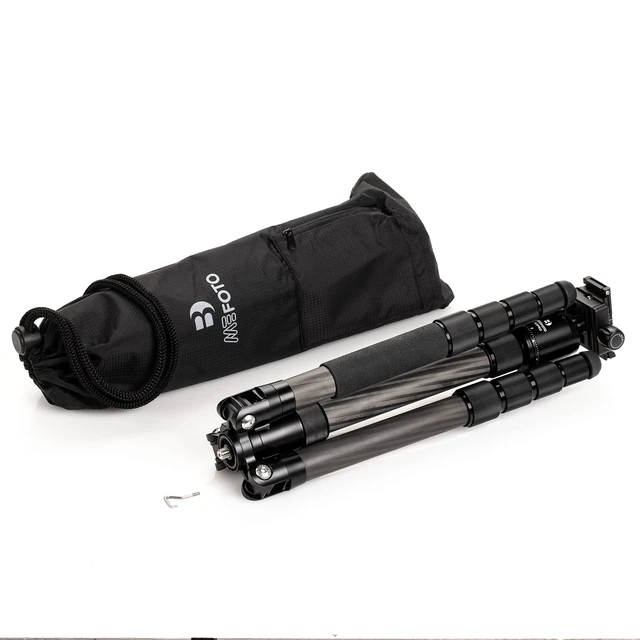 Alt view image 2 of 5 - Benro MeFOTO Carbon Fiber 6 in 1 Tripod Globetrotter Pro 26 LB Load BMGTPROCBLK