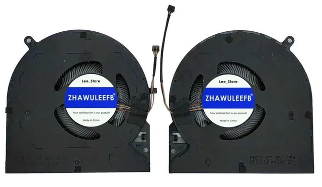 Main image of New Replacement CPU+GPU Cooling Fan Upgraded Version for Razer Blade 15 RZ09-0301 RZ09-02385 RZ09-0288 RZ09-0330 RZ09-0367 RZ09-0313 RZ09-0238 Series FNDX DFS5K123043635 FNDY DFS5K121144645 DC5V 0