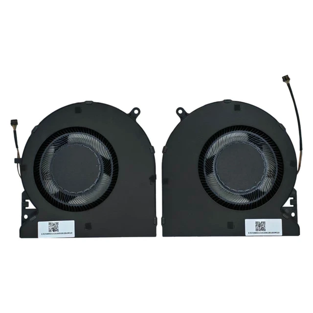 Alt view image 2 of 2 - New Replacement CPU+GPU Cooling Fan Upgraded Version for Razer Blade 15 RZ09-0301 RZ09-02385 RZ09-0288 RZ09-0330 RZ09-0367 RZ09-0313 RZ09-0238 Series FNDX DFS5K123043635 FNDY DFS5K121144645 DC5V 0