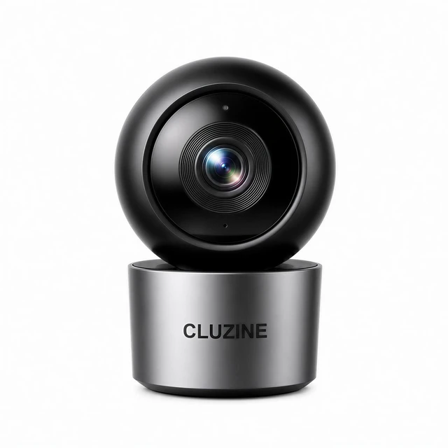 Main image of Cluzine 2K Indoor Cameras for Home Security, Baby Monitor, Motion Detection