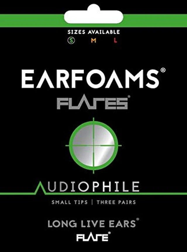 Alt view image 2 of 2 - Flare Audio - Memory Foam Earbud Tips, Audiophile Replacement Foam Tips for Ear Plugs, Compatible with Flares Jet Earphones and earHD, Small, 3 Pairs