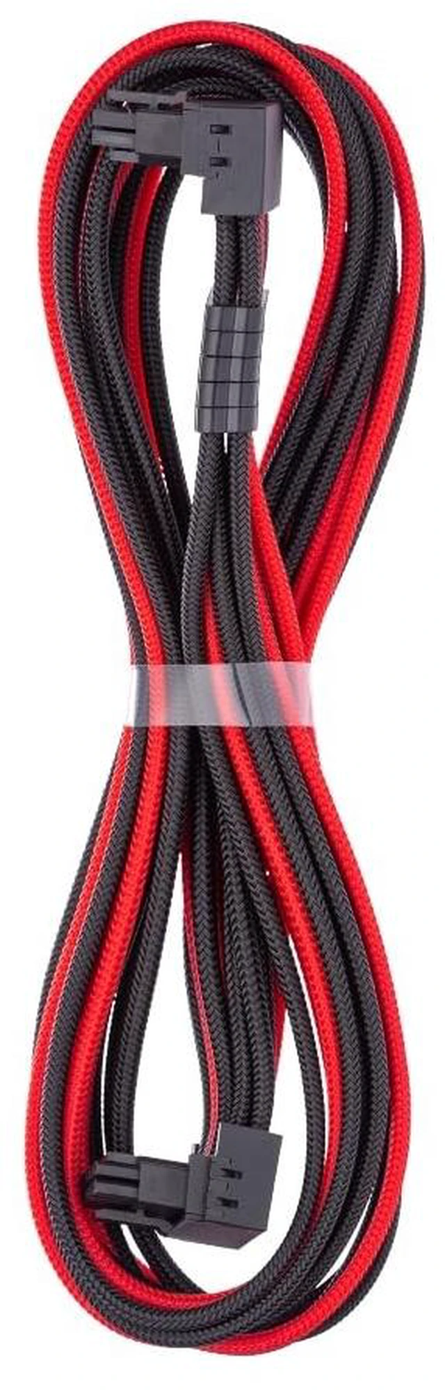 Main image of CableMod Pro ModMesh 12V-2x6 PCIe Cable for Corsair T5 (Blk+Red, 16p,90A)