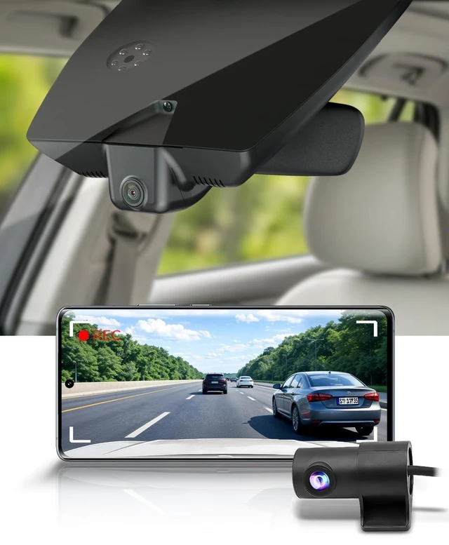 Main image of Fitcamx Front 4K+Rear 1080P Dash Cam for Hyundai IONIQ 6 2023-2025 & IONIQ 6 N 2026, Integrated OEM Look, 2 Channel HD Video, WiFi & APP, Loop Recording, Gravity Sensor, Easy to Use, 128GB Card
