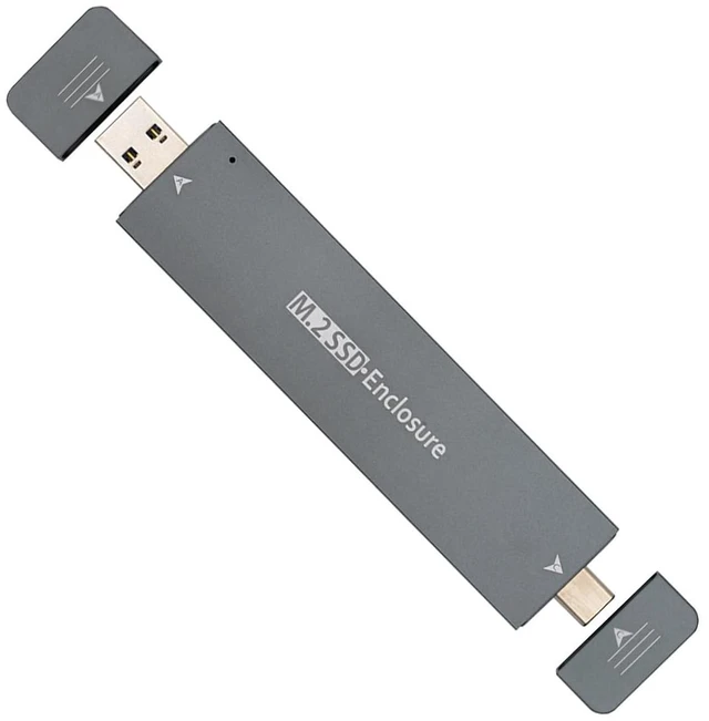 Main image of CY NGFF 10Gbps Combo Type-C USB3.0 to M-Key NVMe M.2 NGFF SATA SSD PCBA Case 2280/2242/2230mm Adapter RTL9210B Chipset