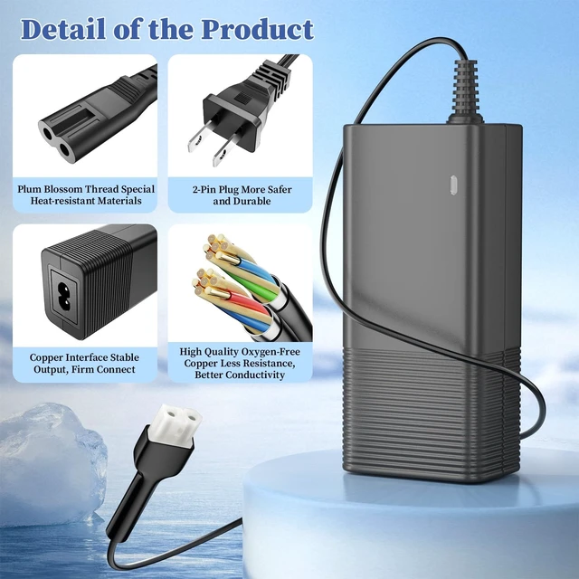 Alt view image 5 of 5 - 24V Stairlift Charger for Bruno Stair Lifts 2402 2402N 24018 Power Cord