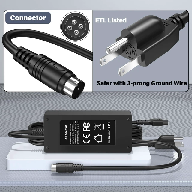 Alt view image 4 of 5 - 12V 10A DiskStation Charger for Synology NAS Disk Station DS1520+ DS1522+