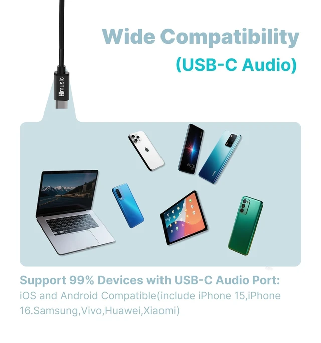 Alt view image 5 of 5 - Hmusic Wired Sleep Earbuds for Side Sleepers, USB-C, Black