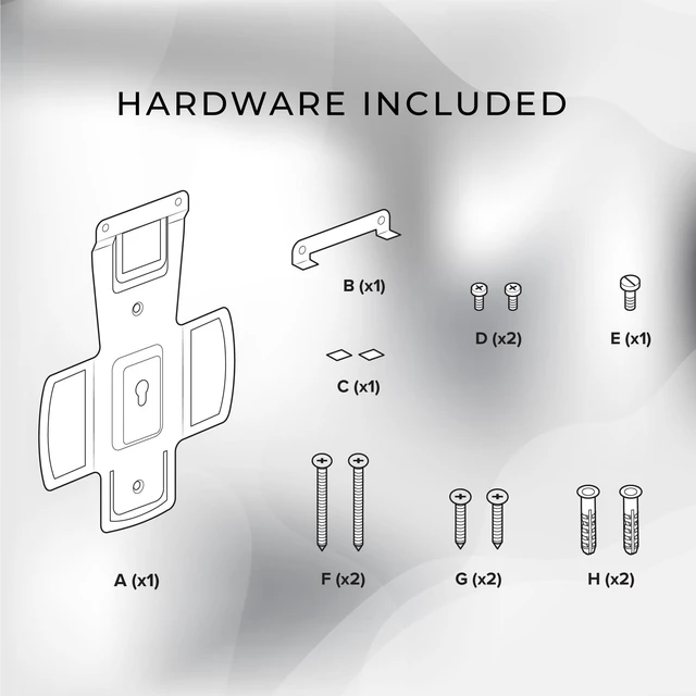 Alt view image 4 of 5 - HumanCentric Wall Mount Compatible with Sonos Amp Speaker, Mounting Bracket