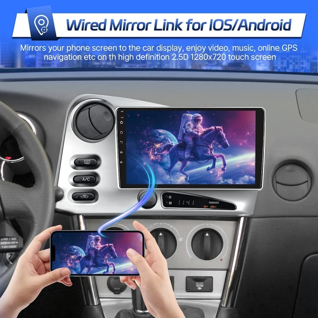 Alt view image 4 of 5 - Leadfan Linux Car Stereo for Toyota Matrix 2005 2006 2007 2008