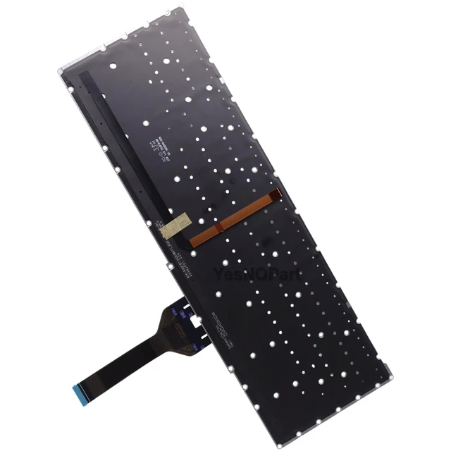 Alt view image 4 of 5 - YESNOPART 4-Zone RGB Backlit Keyboard Replacement for Acer PHN16-71 PHN16-72 PHN18-71 AN515-58 AN515-57 AN515-55 PH315-52 PH315-53