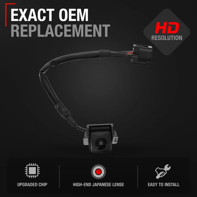 Alt view image 2 of 5 - Rear View Backup Camera, Reverse Park Assist - Compatible with 2016-2017 Honda Civic Sedan - OEM 39530TBAA01, HO1960136