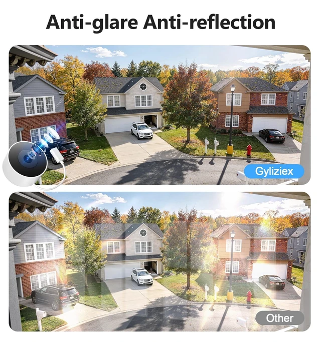 Alt view image 2 of 5 - 2K No-Drill Window Security Cameras, 4Packs Magnetic Cameras for Home Security, 5G&2.4G WiFi Indoor Angled Window Cam Stick on Glass, Full Color Night Vision, 24/7 AI Human Detection for RV, Apartment