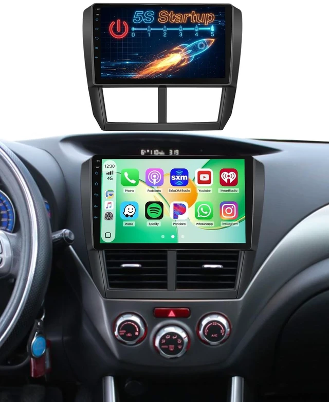 Main image of 9'' Bluetooth 5.2 Car Stereo for Subaru Forester WRXSTI 08-12