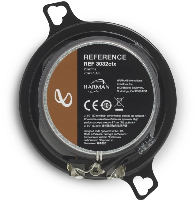 Alt view image 3 of 4 - Infinity Reference REF-3032CFX 3-1/2" 2-Way Car Speakers - Pair
