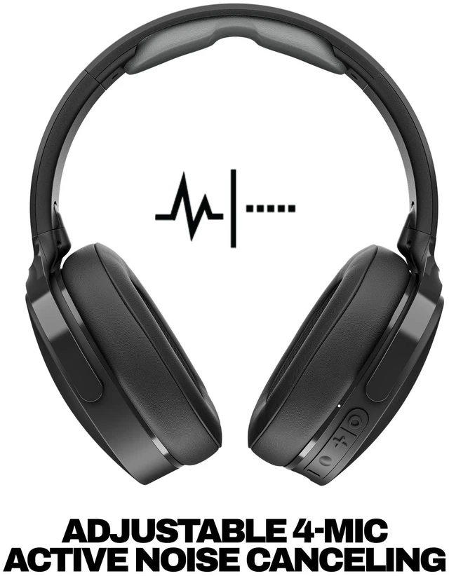 Alt view image 2 of 5 - Skullcandy Hesh ANC Noise Cancelling Wireless Headphones - True Black