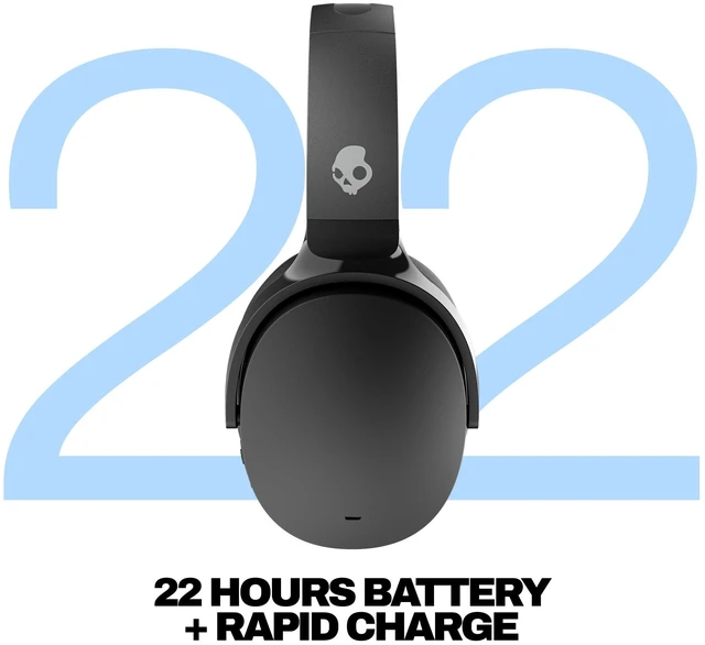 Alt view image 3 of 5 - Skullcandy Hesh ANC Noise Cancelling Wireless Headphones - True Black