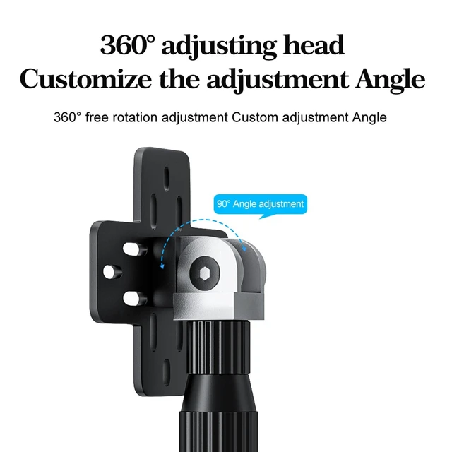 Alt view image 4 of 5 - Tangxi 3D Fan Projector Mount Bracket, Universal 3D Holographic Projector Ceiling Mount Bracket, 15.5-24 inch Adjustable Extendable Mount Holder, 4KG Load Capacity, Black