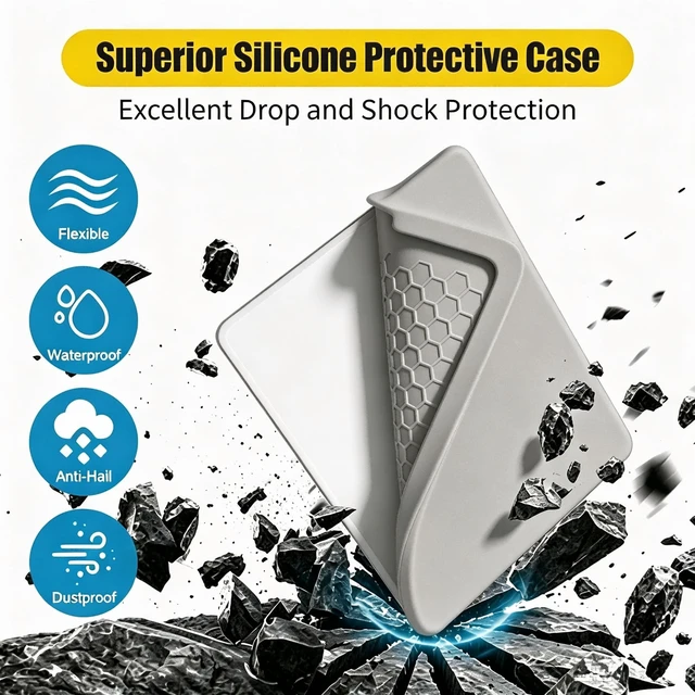 Alt view image 4 of 5 - TuoBak's Starlink V5 Silicone Protective Case, Starlink V5 Wall Mount