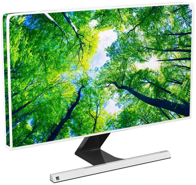Main image of Baocicco Green Forest Waterproof 50, 51, 52 Inch TV Dust Cover Anti-Static Dustproof TV Covers Full Body Cover for Television Screen Dust-Proof Anti-Scratch Computer Covers for Desktop Hanging TV