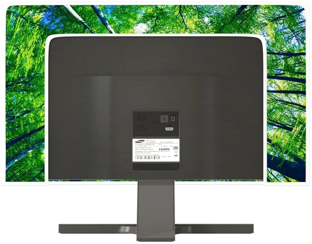 Alt view image 5 of 5 - Baocicco Green Forest Waterproof 50, 51, 52 Inch TV Dust Cover Anti-Static Dustproof TV Covers Full Body Cover for Television Screen Dust-Proof Anti-Scratch Computer Covers for Desktop Hanging TV