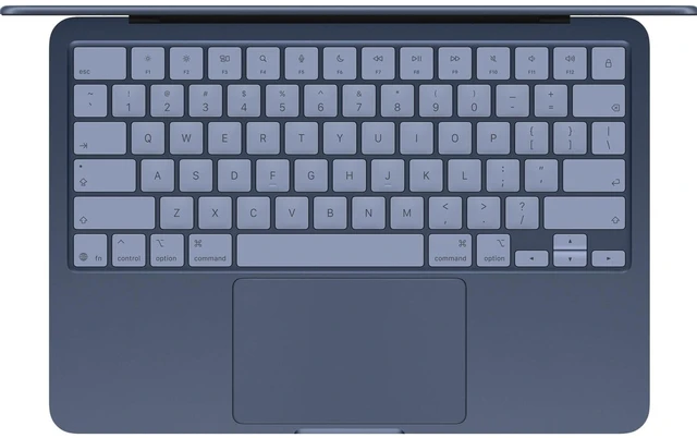 Alt view image 4 of 5 - iPartsleader Replacement Keycaps Keys US English for MacBook Neo A3404 (13-inch,A18 Pro,2026) U.S. Keyboard Key Caps 78PCS Full Set Kit EMC 8984 Authentic (Indigo/Blue)