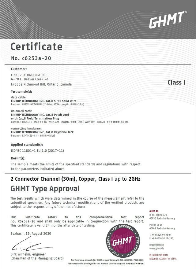 Alt view image 2 of 5 - LINKUP Cat8 Ethernet Cable ^^ 22AWG