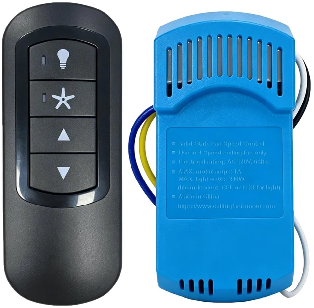 Main image of Universal Ceiling Fan Remote Control Kit with Receiver for Casablanca 99198