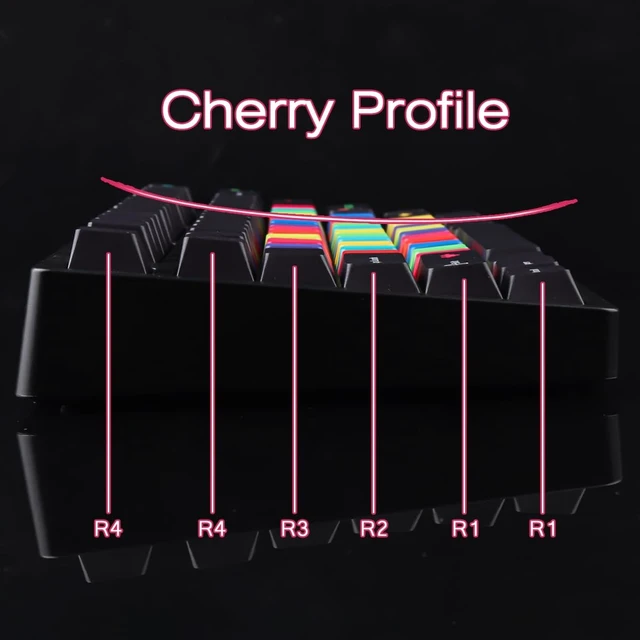 Alt view image 5 of 5 - Tsungup Retro Keycaps, 132 Keys Black Arcade Games Custom Keycap Sets